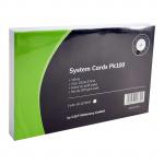 OSC System Cards - 203 x 127mm - 100 Pack - White