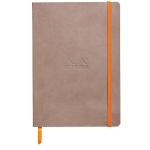 Rhodia Rhodiarama Softcover Notebook A5 Lined Taupe