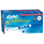 EXPO Dry Erase Markers with Fine Point Tips 12-Pack Blue Colour