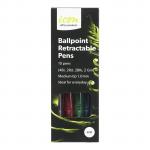 Icon Ballpoint Retractable Pens - Medium - Assorted - 10 Pack