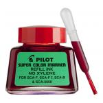 PILOT REFILLS SCA-RF-R  Super Colour Permanent Marker Refill Red 30ml (SCA-RF-R)