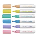 Pilot 20776 Pintor Marker Medium Pastel - Pack of 6