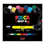 Uni POSCA MOP'R PCM-22 Water-Based Paint Markers - Pack of 8