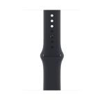 Apple 45mm Sport Band - Midnight, M/L - Compatible with Apple Watch Series 7(45mm), Series 8(45mm), Series9(45mm)