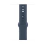 Apple 45mm Sport Band - Storm Blue, S/M, Compatible with Apple Watch Series 7(45mm), Series 8(45mm), Series9(45mm)