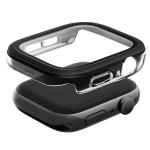 Uniq Apple Watch Series 10 46mm Voute Watch Case - Black , 9H Curved Tempered Glass Screen Protector , Slim PC bumper