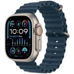 Apple Watch Ultra 2 (GPS + Cellular) 49mm - Titanium Case with Blue Ocean Band