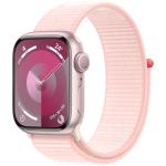 Apple Watch Series 9 (GPS) 41mm - Pink Aluminium Case with Light Pink Sport Loop