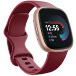 Fitbit Versa 4 Smart Watch - Beet / Copper Rose Built-in GPS - 24/7 Heart Rate Monitoring - Alexa Built-in - Oxygen Saturation