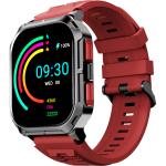 HiFuture Ultra3 Smart Watch - Red 2.04" Display - IP68 Water Resistance - Up to 10 Days battery Life - IP68 Water Resistance - Health and Fitness Tracking - Bluetooth Calling - Stainless Steel