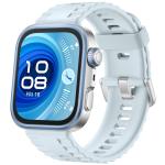 Huawei Watch FIT 4 Pro Smart Watch - Blue with Flouroelastomer Strap 1.82" AMOLED Display - 3000-nit Brightness - Up to 10 Days Battery Life - 40m Dive Grade Water Resistance - IP6X Dustproof Rating - Golf Maps - Built in GPS - ECG - 24/7 H
