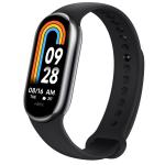Xiaomi Smart Band 8 Fitness Tracker - Black 1.62" AMOLED Display - Up to 16 Days Battery Life - 5ATM Water Resistance - Heart, Stress, Sleep & Blood Oxygen Monitoring - 150 Fitness Modes