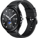 Xiaomi Watch 2 Pro 46mm - Black Stainless Steel with Black Fluororubber Strap Powered By Google Wear OS - 1.43" AMOLED Display - 5-system dual-band GPS - Up to 65 Hour Battery Life - 5ATM Water Resistance - Sleep and Health Tracking