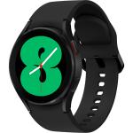 Samsung Galaxy Watch4 (Bluetooth) 40mm - Aluminium Black Aluminium Black Case with Black Band - Google Wear OS - Built-in GPS - Up to 40hr Battery Life - Heart Rate Monitoring - IP68 Water Resistance