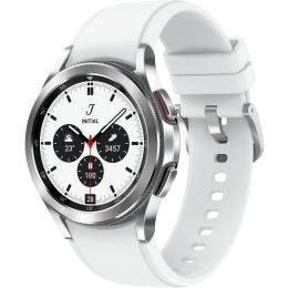 Samsung Galaxy Watch4 Classic 42mm - Silver Silver Stainless Steel Case with White Band