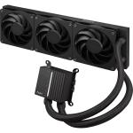 ASUS ProArt LC 360 All in one Water Cooling with three matte black Alphacool Apex Stealth Metal Power Fans CPU Socket Support: Intel: LGA 1851, 1700,1200,1150,115X AMD: AM5,AM4,
