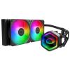 Cooler Master MasterLiquid 240 Core II ARGB Black 240mm AiO Water Cooling Support Intel LGA 1851/ 1700 / 1200 / 1150, AMD Socket AM5 / AM4 Cooler Master MasterLiquid 240 Core II ARGB Black 240mm AiO Water Cooling Support Intel LGA 1851/ 1700 / 1200 / 1150, AMD Socket AM5 / AM4