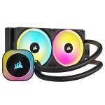 Corsair iCUE Link H100i RGB AIO Water Cooling CPU Cooler 240mm Radiator, For Intel Socket LGA 1851/ 1700 / 1200 / 115X / 2011 / 2066, AMD AM5 / AM4