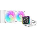 DEEPCOOL LD240 White 240mm ARGB Liquid Cooler For Intel LGA 1851/1700/1200/1151/1150/1155, AMD AM5/AM4