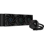DEEPCOOL LS720S ZERO DARK 360mm AiO Water Cooling Kit for Intel LGA 1851/ 1700 / 2011 / / 1200 / 115X , AMD AM5 / AM4 / sTRX4 / sTR4
