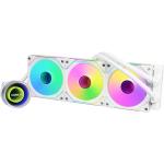 Lian Li Galahad II Trinity 360 White With SL Infinity Fans 360mm AiO Water Cooling with ARGB Fans, Support Intel LGA 1851/ 1700 / 1200 / 115X / 1366 / 775 / 2011 / 2066, AMD AM5, AM4