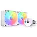 NZXT Kraken ELITE 280 RGB 280mm AiO Water Cooling with 2.36 inch diameter LCD Display, White, F140 RGB Core Fans, for Intel Socket LGA 1700 / 1200 / 115X, AMD AM5 / AM4 / sTRX4* / TR4* (*Threadripper bracket not included)