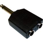AEON AN3  Adaptor Mono 6.35mm(m)- 2x Mono 6.35 audio plug Sockets adpater