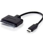 Alogic U3-TC25-AC Adapter Cable USB 3.1 USB-C Male to SATA Male for 2.5" Hard Drive - Black