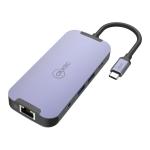 Cruxtec CDK10-SG USB-C to Dual HDMI 4K/60hz Mini Docking - 100W USB-C  PD / 85W Host  ,  2x HDMI  , 1x RJ45  ,  2x USB3.0,  2x USB 2.0  ,  1x USB-C 5Gbps/s  , 3.5mm Audio Jack