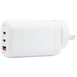 Dynamix SPAPD65-AC 65W PD USB-C and USB-A Wall Charger. White