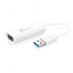 J5create USB 3.0 to VGA Display Adapter, Resolution up to 2048 x 1152, Easy way to add an extra Monitor