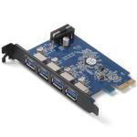 Orico Desktop PC 4 Port High Speed USB 3.0 PCI Express Card (PVU3-4P)