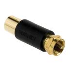 PUDNEY P3507 Coaxial Socket to F Plug Adapter