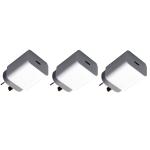 Switchwerk 20W Quick Wall Charger - 3 Pack USB-C Power Adapter Designed for iPhone / Samsung / Xiaomi / Oneplus / Vivo / Oppo / Nintendo - Any PD - Supports Magsafe 15W Wireless Charging Pad