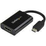StarTech CDP2HDUCP USB-C to HDMI Adapter - 4K 60Hz - Thunderbolt 3 Compatible - with Power Delivery  (USB PD) - USB C Adapter Converter