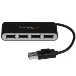 StarTech.com 4 Port Portable USB 2.0 Hub with Cable