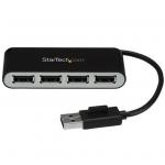StarTech ST4200MINI2 4 Port Portable USB 2.0 Hub with Cable