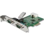 StarTech PEX2S953LP 2-port PCI Express RS232 Serial Adapter Card - PCIe RS232 Serial Host Controller Card - PCIe to Serial DB9 - 16950 UART - Low Profile Expansion Card - Windows, macOS, Linux