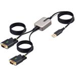 StarTech.com 2P6FFC-USB-SERIAL 13ft 2-Port USB to RS232 Serial Adapter