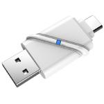 Unitek Y-9323 USB3.0 Type C/A Micro SD    Card Reader - Double sided 1 x USB Type-C 1 x Type-A - Read/write LED status
