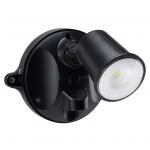 HOUSEWATCH 55-154 10W Single LED Spotlight IP54. 1000 Lumens,Stainless Screws, Black Colour.