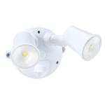 HOUSEWATCH 55-157  10W Twin LED Spotlight   IP54, 2000 Lumens,Stainless Steel Screws, White Color