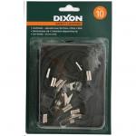 Dixon Lanyard Flat Hangsell - Black - Pack 10