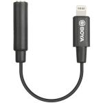 Boya BY-K3 3.5mm Female TRRS to Male Lightning Adapter Cable (6cm)
