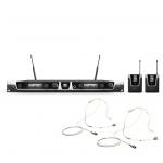 LD system U506 BPH 2 WIRELESS MICROPHONE SYSTEM WITH 2 X BODYPACK AND 2 X HEADSET
