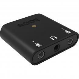 RODE AI-MICRO Ultracompact 2x2 USB Type-C Audio Interface Up to 24-Bit / 48 kHz Resolution, Bus Powered / Mac, Windows, iOS, Android, Zero-Latency Monitoring, 1 Headphone Output