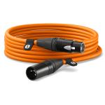 RODE Premium XLR to XLR Microphone Cable with Canare Cable and Neutrik Connectors - Orange - 6M / 20FT