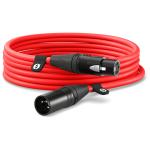 RODE Premium XLR to XLR Microphone Cable with Canare Cable and Neutrik Connectors - Red - 6M / 20FT