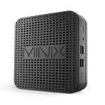 MINIX NEO G41V-4MAX Fanless Mini PC with NEO M2 Remote Intel Celeron N4100 - Triple Display - HDMI / DP / VGA Outputs - AC WiFi - Dual-Band - Bluetooth 4.2 - 4G  - DDR4 - 128GB - eMMC - 5.1 - Win10 Pro - Supports Win11