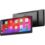 MINIX 8.9 Inch Portable Wireless Carplay and Android Auto HD 60FPS Touchscreen - Buit-in 1W Speaker, FM Transmitter, 3.5mm AUX output and Dual Bluetooth Connection - Magnetic Mount Included